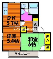 マルシンアパートＣの物件間取画像